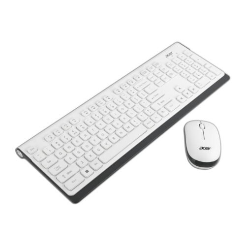 Acer Wireless Keyboard and Mouse Combo 1600 DPI White Grey