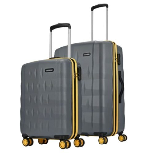 ARISTOCRAT Comet hard body luggage set of 2 with 8 wheels