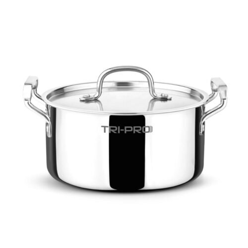 Bergner TriPro Triply 24cm 5L casserole with stainless steel lid