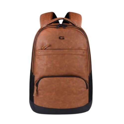 Gear Vintage 2 33L leather laptop backpack 15.6 inch tan