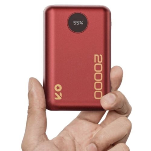 GOBOLT V20 20000mAh 22.5W Fast Charging Power Bank Red