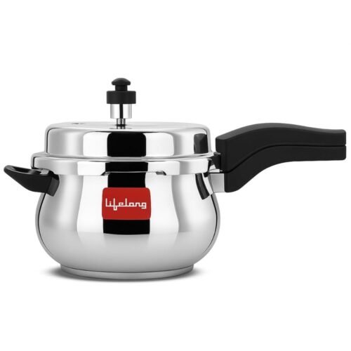Lifelong 5L Stainless Steel Curve Pressure Cooker