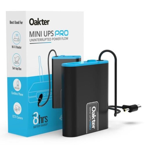 Oakter Mini UPS PRO 12V WiFi Router Backup 4000mAh