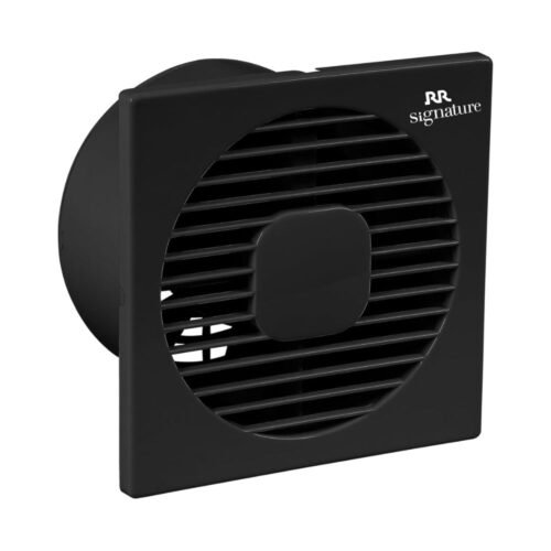 RR Signature Vento Grill 100mm Exhaust Fan Black