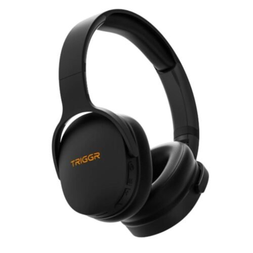 TRIGGR Trinity 2 wireless on-ear Bluetooth headphones Midnight Black