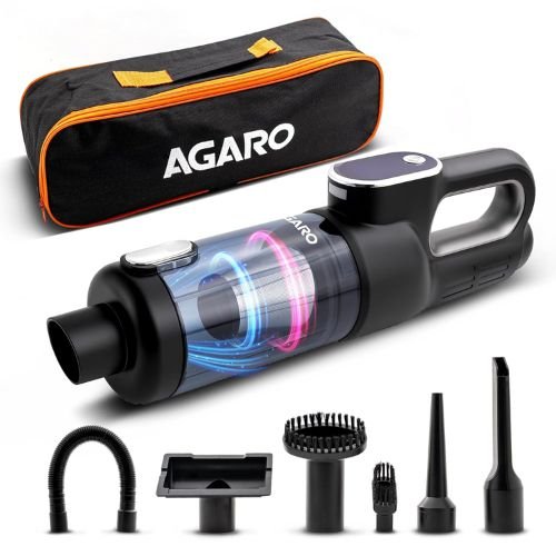 AGARO HVC7799 Cordless Car Vacuum Cleaner, Portable Handheld Vacuum for Car & Home Interiors.