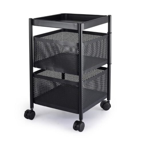 CELLO Kitchen Pro 2 Layer Storage Trolley with Wheels