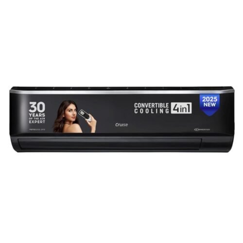 Cruise 1.5 Ton 3 Star Black Inverter Split AC CWCVBL-VP3F183BL Piano Black