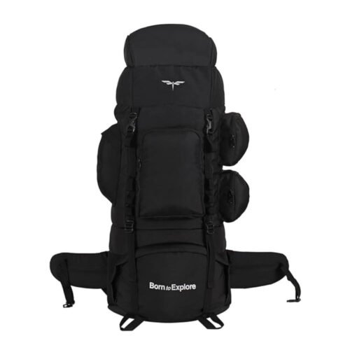 Impulse 75 litre trekking backpack in Thames Blue with rain cover