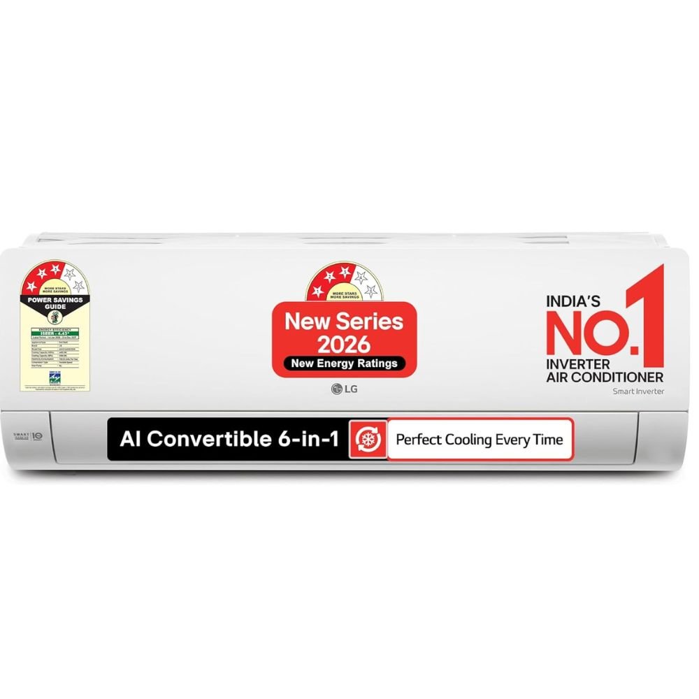 LG 1.5 Ton 3 Star Smart Inverter Split AC AS-Q18JNXE White