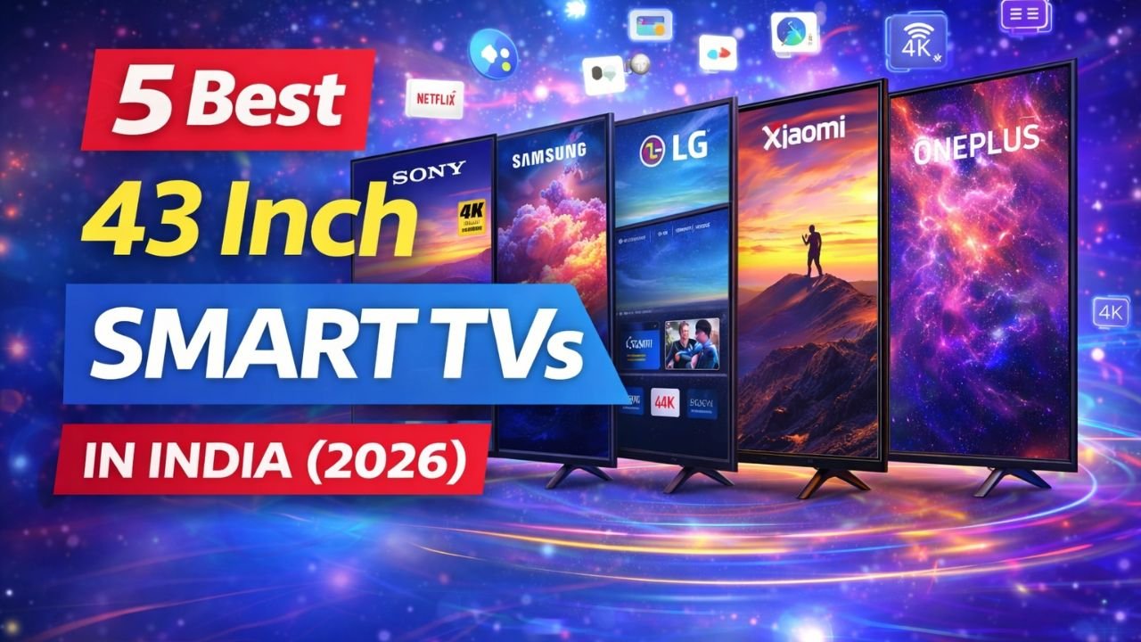 Best 43 inch smart TVs in India 2026 comparison