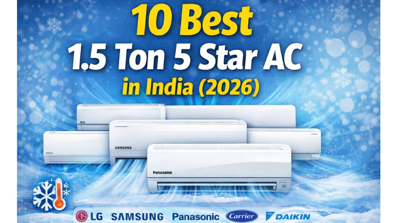 10 best 1.5 ton 5 star AC in India 2026 comparison