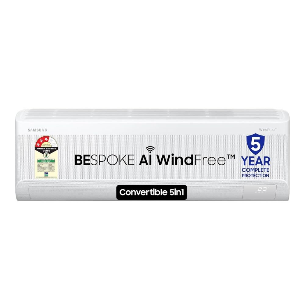 Samsung 1.5 Ton 3 Star WiFi Enabled WindFree Air Conditioner AR60F19D13WNNA indoor unit