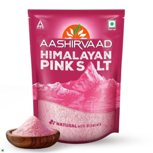 Aashirvaad Himalayan pink salt 1kg pack
