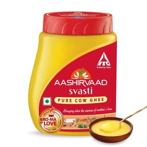 Aashirvaad pure cow ghee 1 litre jar