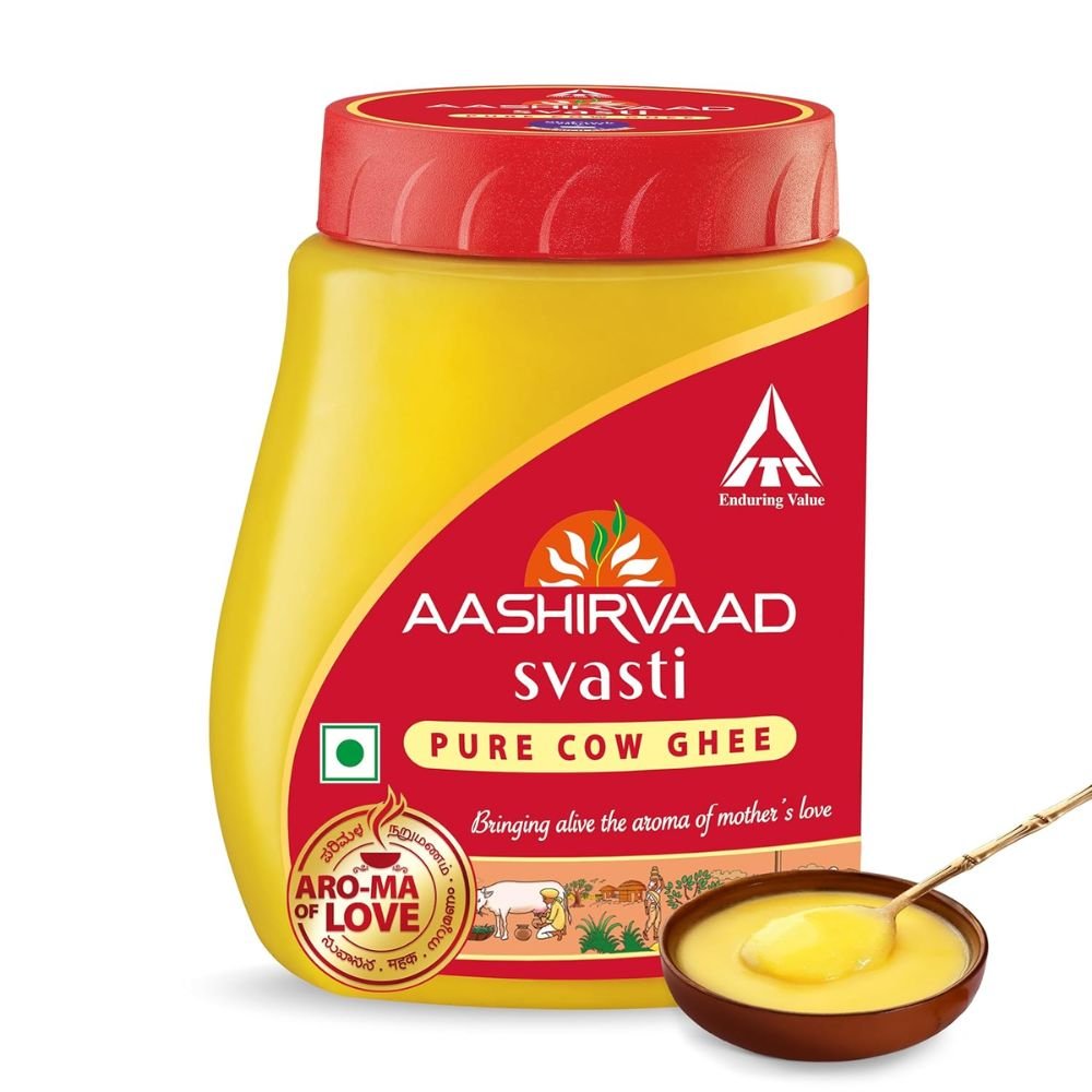 Aashirvaad pure cow ghee 1 litre jar