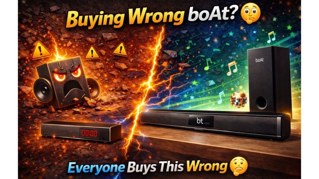 boAt soundbar wrong vs right comparison thumbnail