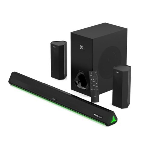 GOVO GOSURROUND 970 525W 5.1 Dolby soundbar with subwoofer and speakers
