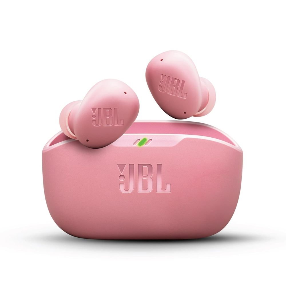 JBL Wave Buds 2 ANC wireless earbuds pink