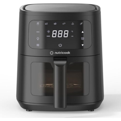 Nutricook 4.5L air fryer with clear window