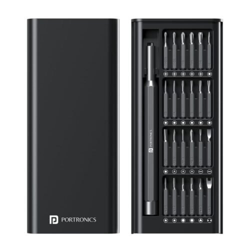 Portronics Bit Box 24 in 1 screwdriver kit with bits