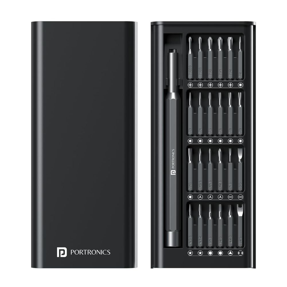 Portronics Bit Box 24 in 1 screwdriver kit with bits