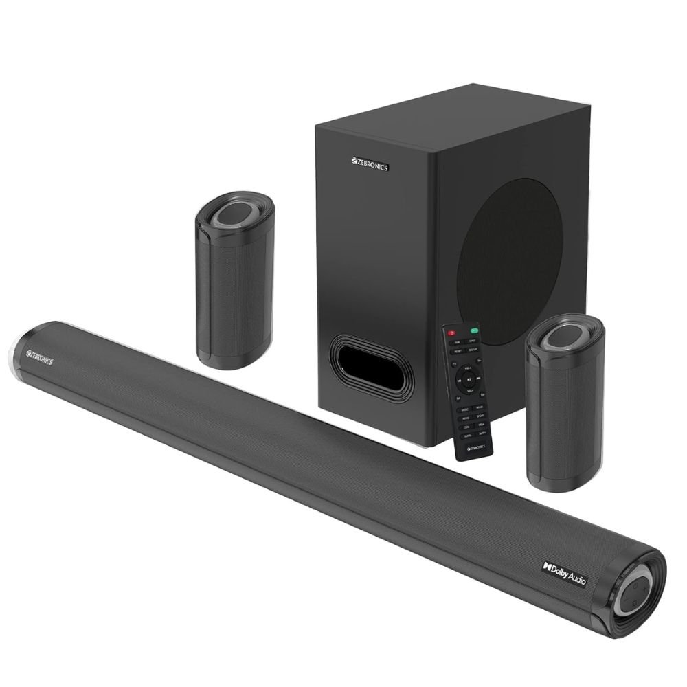 ZEBRONICS Zeb-Juke BAR 9500WS PRO 5.1 soundbar with subwoofer and satellites