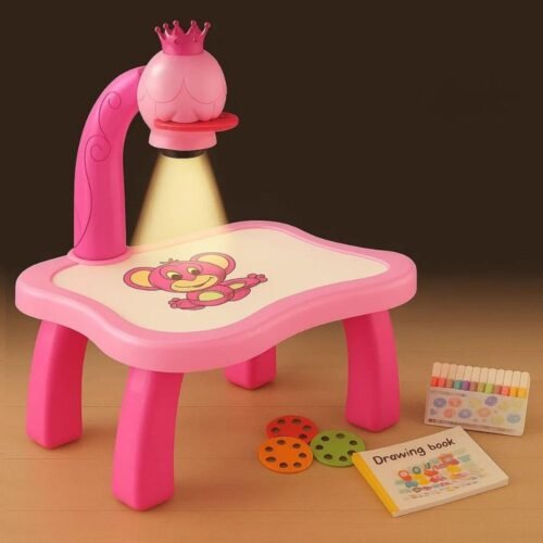 kids drawing projector table