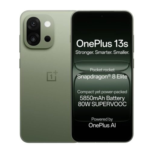 OnePlus 13s green silk smartphone