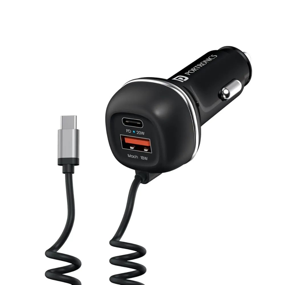 Portronics 71W car charger