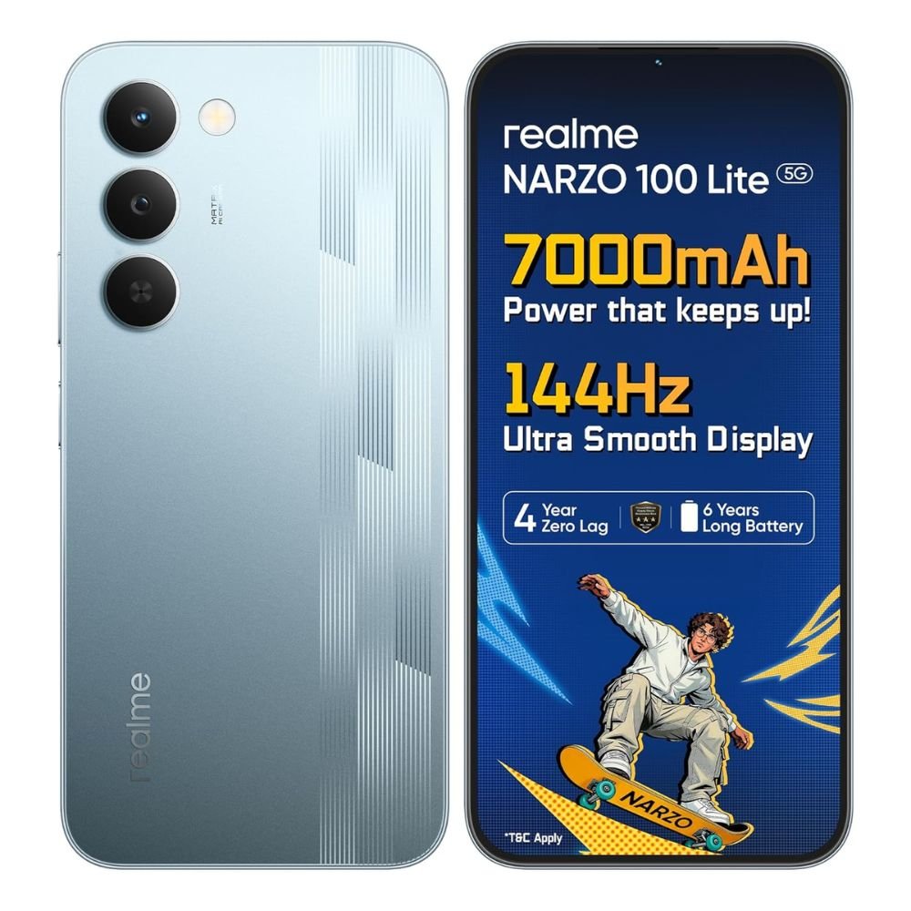 realme Narzo 100 Lite 5G Frost Silver
