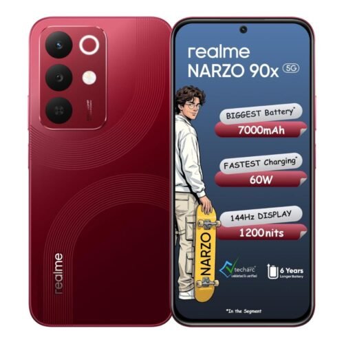 realme NARZO 90x 5G Maroon Red