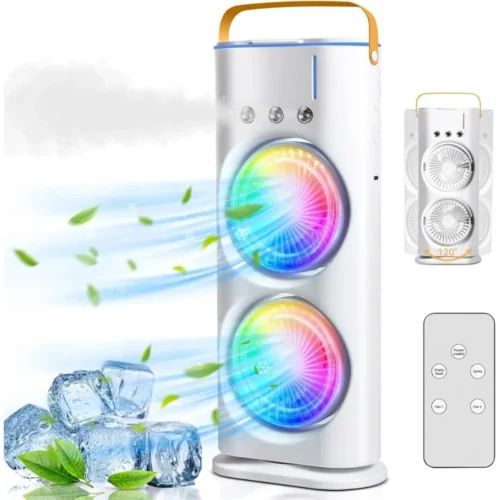 rechargeable spray cooling fan
