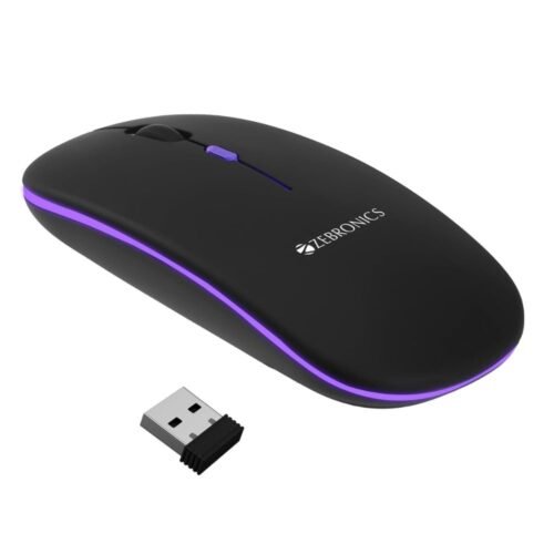 ZEBRONICS Blanc wireless mouse