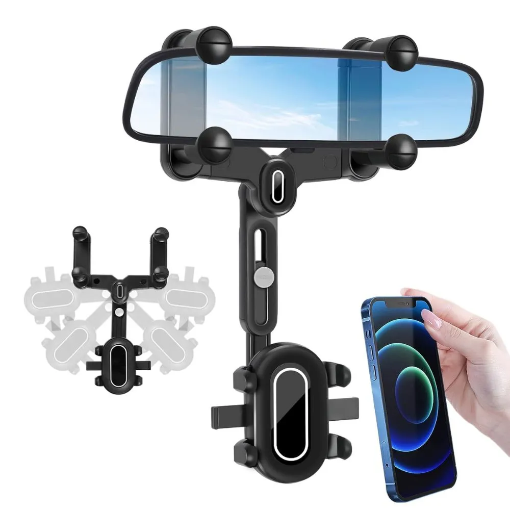 rear view mirror phone holder